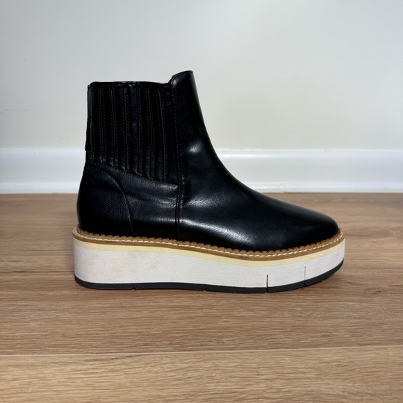 ShuShop Yazy Black Platform Ankle Boot Women’s Size 7.5 - Picture 1 of 7